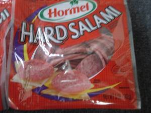 lot 255 image: BB 4- 5 oz FROZEN Hormel Hard Salam...