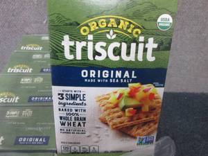lot 263 image: 12-9 oz Organic Original Triscuits...