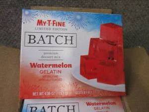 lot 296 image: 12- 4.08 oz My-T-Fine Batch Waterme...