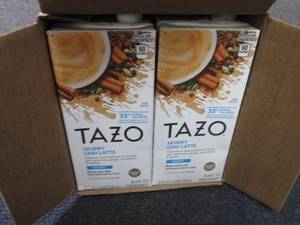 lot 319 image: 6-32 oz Tazo Skinny Chai Latte...