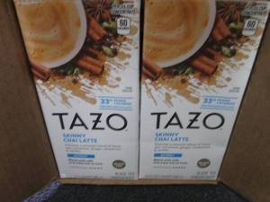 lot 321 image: 6-32 oz Tazo Skinny Chai Latte...