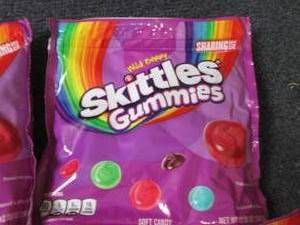 lot 329 image: 4- 12 oz Skittles Gummies...