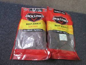 lot 330 image: 2- 10 oz Jack Links Teriyaki Beef J...