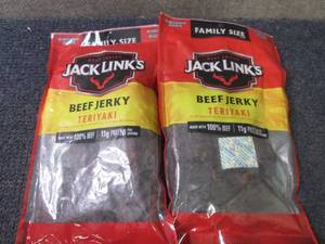 lot 331 image: 2- 10 oz Jack Links Teriyaki Beef J...