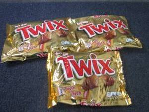 lot 340 image: 3- 10.83 oz Twix Fun Size...