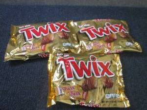 lot 341 image: 3- 10.83 oz Twix Fun Size...