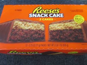 lot 407 image: 12- 2.75 oz Reeses Snack Cakes...
