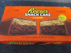 lot 408 image: 12- 2.75 oz Reeses Snack Cakes...
