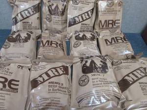 lot 415 image: Sealed Case of 12 MREs Meal Ready ...