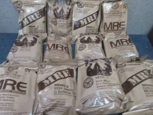 lot 419 image: Sealed Case of 12 MREs Meal Ready ...