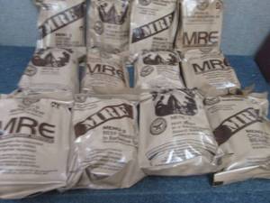 lot 421 image: Sealed Case of 12 MREs Meal Ready ...