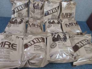lot 422 image: Sealed Case of 12 MREs Meal Ready ...