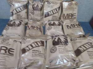 lot 424 image: Sealed Case of 12 MREs Meal Ready ...