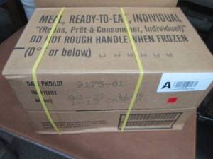 lot 425 image: Sealed Case of 12 MREs Meal Ready ...