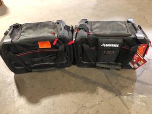 lot 9 image: Lot of Husky 19 In. STACK TOOL BAG  Customer Returns See Pictures