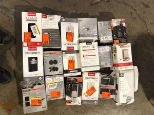 lot 40 image: Lot of Assorted Digital Door Locks and Handles Various Models and Conditions Customer Returns See Pictures
