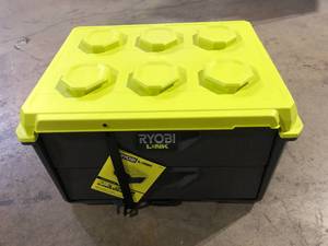 lot 47 image: RYOBI LINK 2-Drawer Modular Tool Box Customer Returns See Pictures