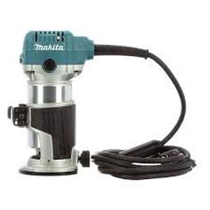 lot 18 image: Makita 6.5 Amp 1-14 HP Corded Fixed Base Variable Speed Compact Router with Quick-Release Customer Returns See Pictures
