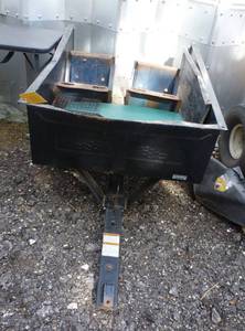 lot 6 image: Utility wagon to pull behind the mower