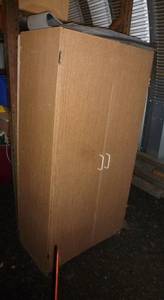 lot 32 image: cabinet 59x30x16 - no contents