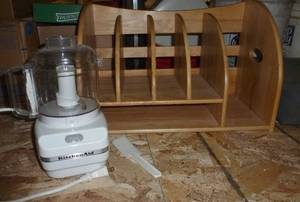 lot 37 image: Kitchaid mini chopper and organizer