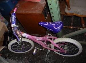 lot 86 image: Girls Barbie bike very cute