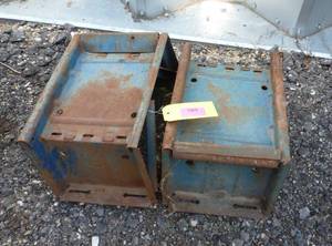 lot 189 image: ramp stands and a cooler
