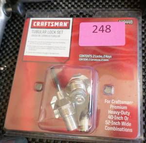 lot 248 image: New Craftsman Tubular lock set