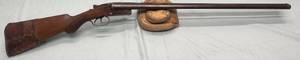 lot 36 image: Central Arms Co 16ga Side by Side, MISSING FOREARM for PARTS OR REPAIR
