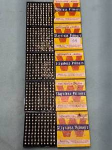 lot 54 image: 500 LARGE RIFLE PRIMERS Winchester Staynless primers 5 boxes