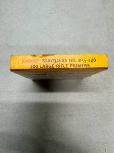 lot 49 image: 500 LARGE RIFLE PRIMERS Winchester Staynless primmers 5 boxes