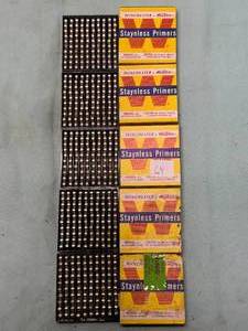 lot 64 image: 500 LARGE RIFLE PRIMERS Winchester Staynless primers 5 boxes