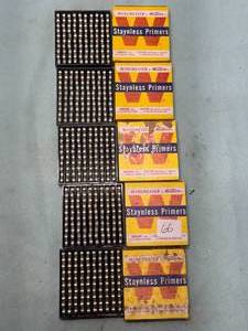 lot 66 image: 500 LARGE RIFLE PRIMERS Winchester Staynless primers 5 boxes