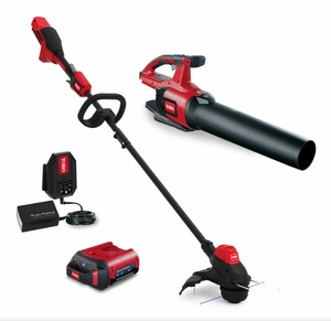 lot 15 image: Toro 60V Max TrimmerBlower Combo Kit