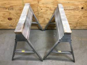lot 41 image: Lot of 2 - Saw Horses
