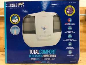 lot 45 image: HoMedics TotalComfort Ultrasonic Humidifier with UV-C Technology