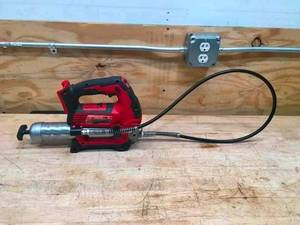 lot 51 image: Milwaukee M18 Cordless 2-Speed Grease Gun Model # 2646-20 (Tool Only)
