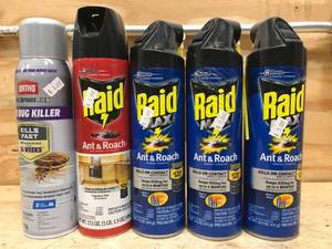 lot 55 image: Lot of Assorted Bug Killers