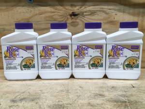lot 59 image: Lot of 4 - Rose RX Multi-Purpose Fungicide, Insecticide and Miticide