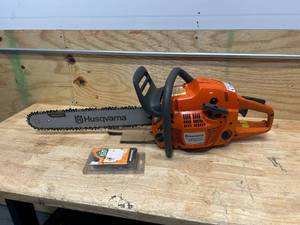lot 72 image: HUSQVARNA 455 Rancher 20 Gas Powered Chainsaw