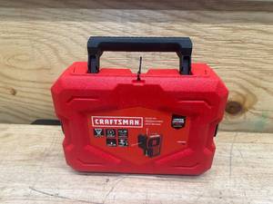 lot 79 image: CRAFTSMAN 100-ft Red Self-Leveling Line Generator Laser Level Kit (10082430)