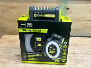 lot 129 image: MASTERPLUG LED Worklight Cord Reel (10092420)