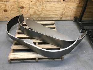 lot 132 image: Lot of 2 - Round Steel Fender Model # 4493144932