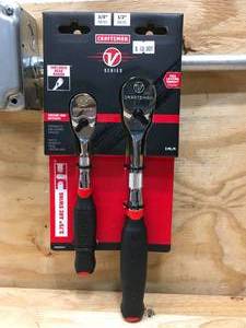 lot 139 image: CRAFTSMAN V-Series 2-Piece 38-in 12-in Drive Comfort Grip Handle Ratchet Set Model # CMMT86504V 10092418