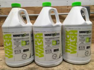 lot 170 image: Lot of 3 - Monster Labs Truck Wash Panel Brightener & Cleaner