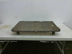 lot 78 image: Wooden Furniture Dolly with Swivel Casters