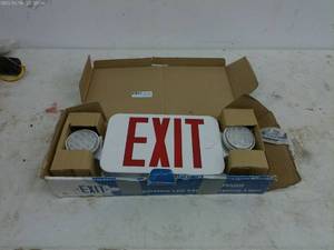 lot 84 image: Compass Combination LED ExitEmergency Light