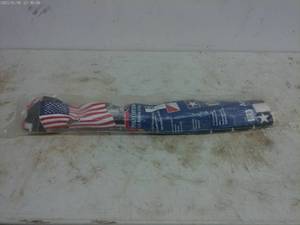 lot 94 image: Stars and Stripes PolyesterCotton U.S. Banner Flag