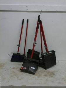 lot 135 image: Lot of Lobby Brooms and Dustpans