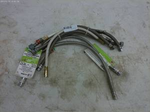 lot 145 image: Lot of Assorted Braided Supply Hoses